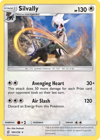 Silvally SM - Unified Minds Pokemon card