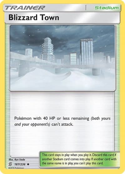 Blizzard Town SM - Unified Minds Pokemon card