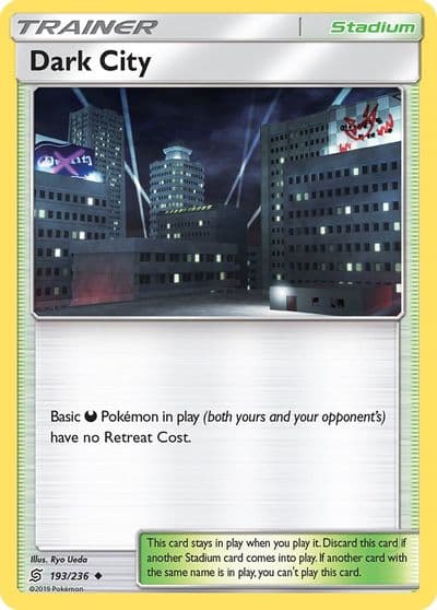 Dark City SM - Unified Minds Pokemon card