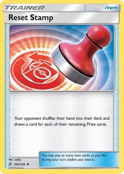 Reset Stamp SM - Unified Minds Pokemon card