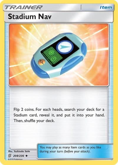Stadium Nav SM - Unified Minds Pokemon card