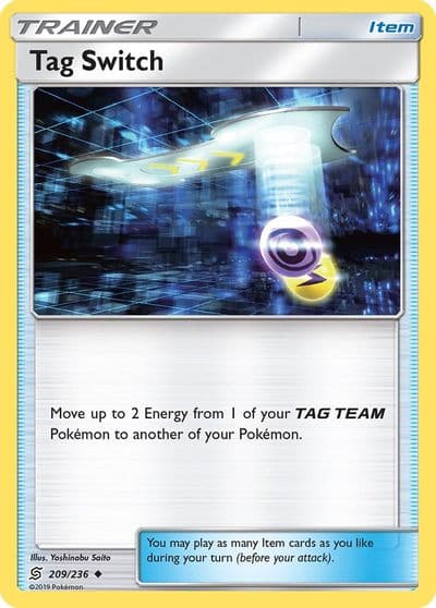 Tag Switch SM - Unified Minds Pokemon card