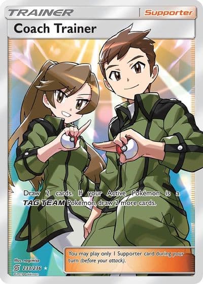 Coach Trainer (Full Art) SM - Unified Minds Pokemon card