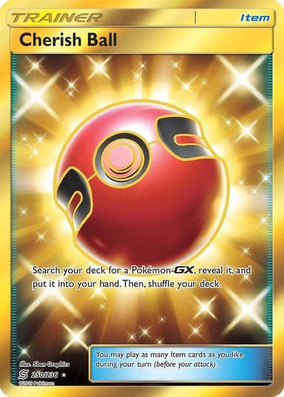 Cherish Ball (Secret) SM - Unified Minds Pokemon card