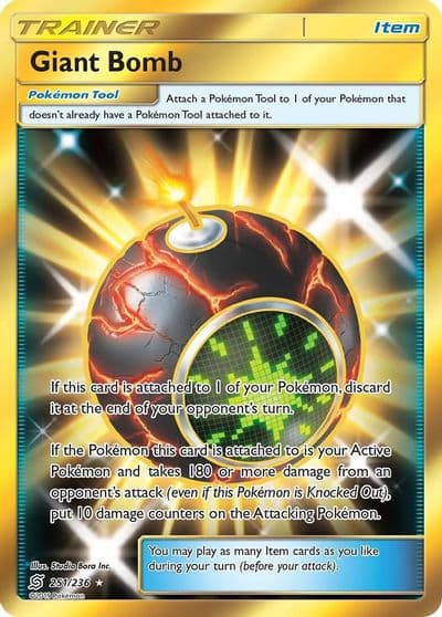 Giant Bomb (Secret) SM - Unified Minds Pokemon card