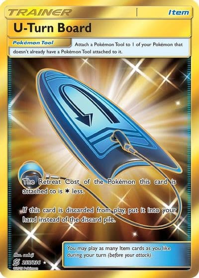 U-Turn Board (Secret) SM - Unified Minds Pokemon card
