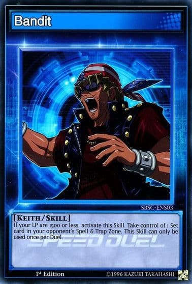 Bandit Speed Duel: Scars of Battle Yu-Gi-Oh! card