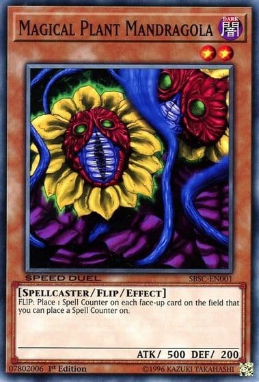 Magical Plant Mandragola Speed Duel: Scars of Battle Yu-Gi-Oh! card