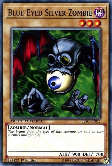 Blue Eyed Silver Zombie Speed Duel: Scars of Battle Yu-Gi-Oh! card