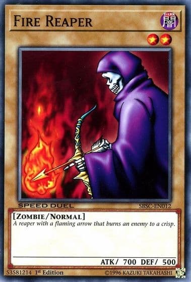 Fire Reaper Speed Duel: Scars of Battle Yu-Gi-Oh! card