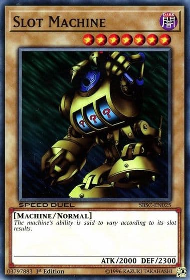 Slot Machine Speed Duel: Scars of Battle Yu-Gi-Oh! card