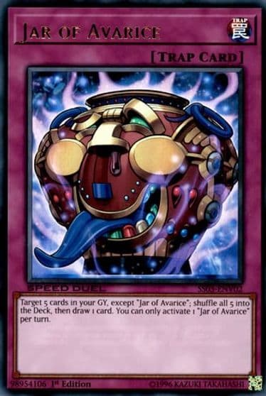 Jar of Avarice Speed Duel Decks: Ultimate Predators Yu-Gi-Oh! card