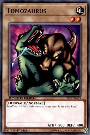 Tomozaurus Speed Duel Decks: Ultimate Predators Yu-Gi-Oh! card