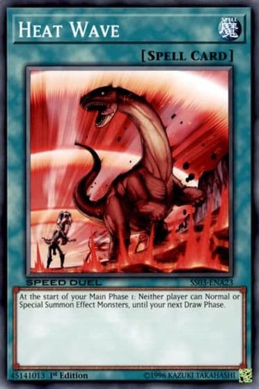 Heat Wave Speed Duel Decks: Ultimate Predators Yu-Gi-Oh! card