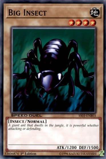 Big Insect Speed Duel Decks: Ultimate Predators Yu-Gi-Oh! card