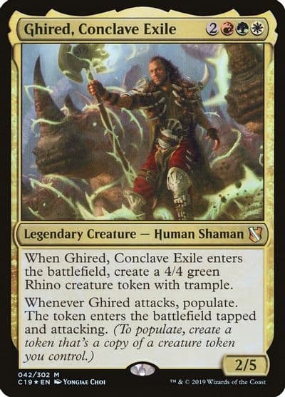 Ghired Conclave Exile Commander 2019 Magic card