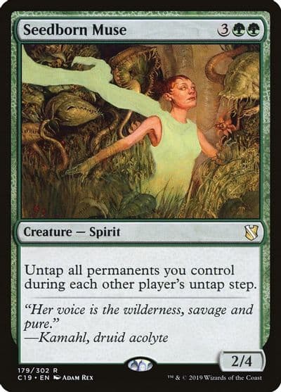 Seedborn Muse Commander 2019 Magic card