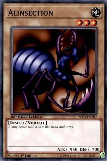Alinsection Speed Duel Decks: Ultimate Predators Yu-Gi-Oh! card