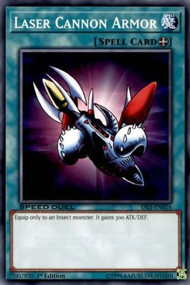 Laser Cannon Armor Speed Duel Decks: Ultimate Predators Yu-Gi-Oh! card