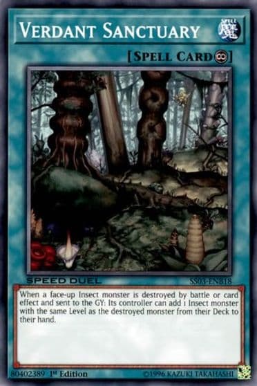 Verdant Sanctuary Speed Duel Decks: Ultimate Predators Yu-Gi-Oh! card