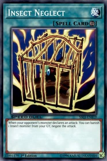 Insect Neglect Speed Duel Decks: Ultimate Predators Yu-Gi-Oh! card