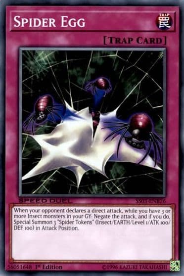 Spider Egg Speed Duel Decks: Ultimate Predators Yu-Gi-Oh! card