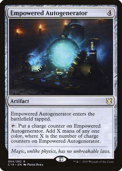 Empowered Autogenerator Commander 2019 Magic card