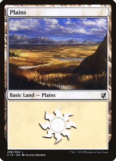Plains 288 Commander 2019 Magic card