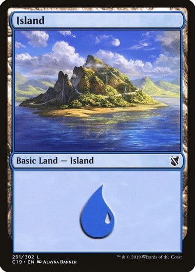 Island 291 Commander 2019 Magic card