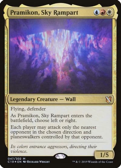 Pramikon Sky Rampart Commander 2019 Magic card