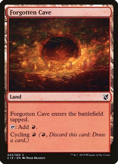 Forgotten Cave Commander 2019 Magic card