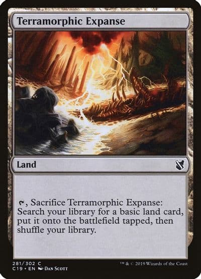 Terramorphic Expanse Commander 2019 Magic card