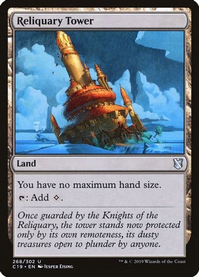 Reliquary Tower Commander 2019 Magic card