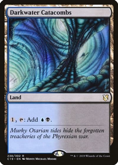 Darkwater Catacombs Commander 2019 Magic card
