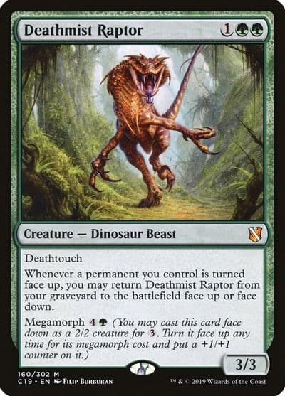Deathmist Raptor Commander 2019 Magic card
