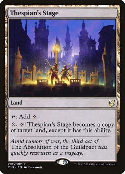 Thespians Stage Commander 2019 Magic card