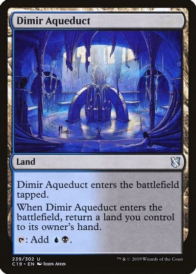 Dimir Aqueduct Commander 2019 Magic card
