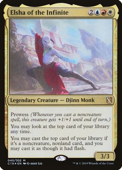 Elsha of the Infinite Commander 2019 Magic card
