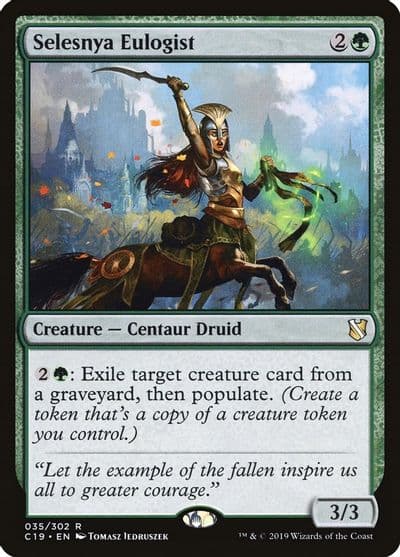 Selesnya Eulogist Commander 2019 Magic card