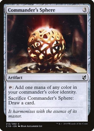 Commanders Sphere Commander 2019 Magic card