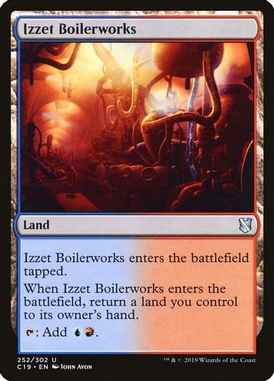 Izzet Boilerworks Commander 2019 Magic card