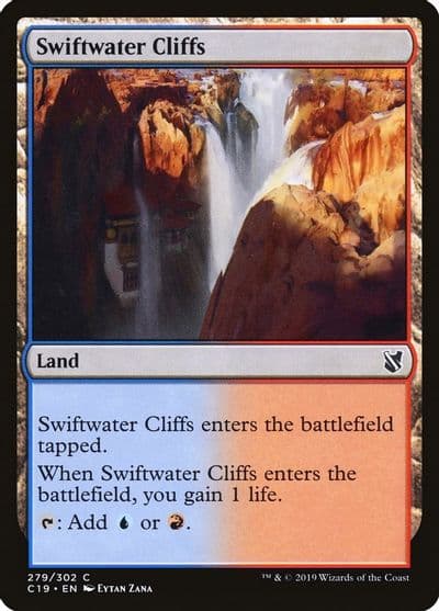 Swiftwater Cliffs Commander 2019 Magic card