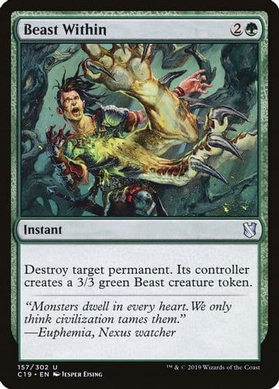 Beast Within Commander 2019 Magic card