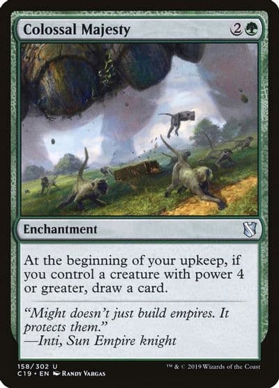 Colossal Majesty Commander 2019 Magic card
