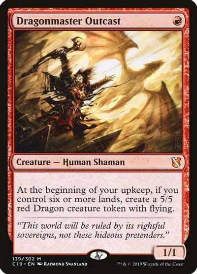 Dragonmaster Outcast Commander 2019 Magic card