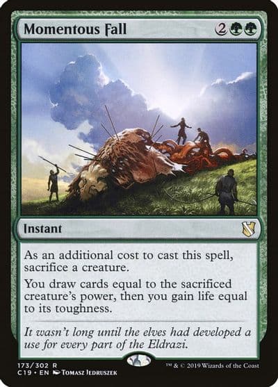 Momentous Fall Commander 2019 Magic card