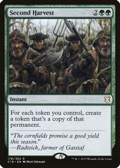 Second Harvest Commander 2019 Magic card