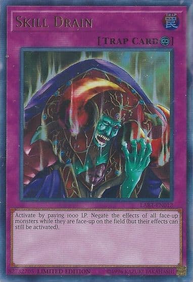 Skill Drain The Lost Art Promotion Yu-Gi-Oh! card