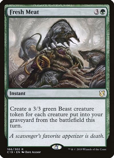 Fresh Meat Commander 2019 Magic card