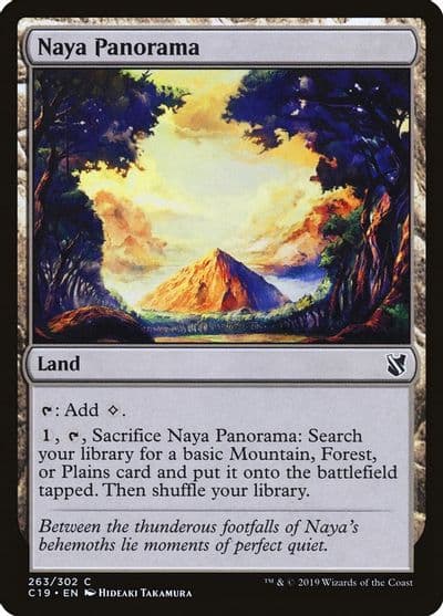 Naya Panorama Commander 2019 Magic card